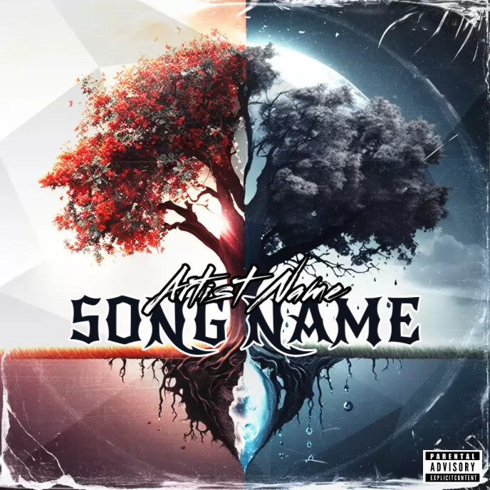 Best Album  Cover music  art trap mixtape rap template