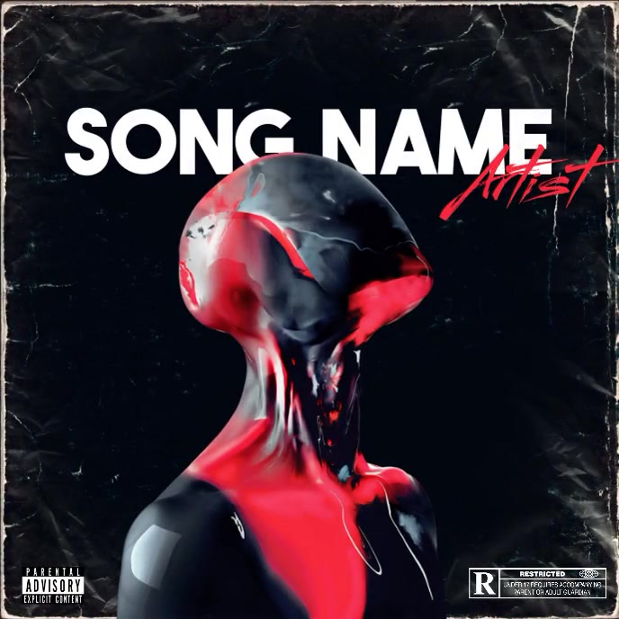 best Album Cover music art trap mixtape rap Template | PosterMyWall