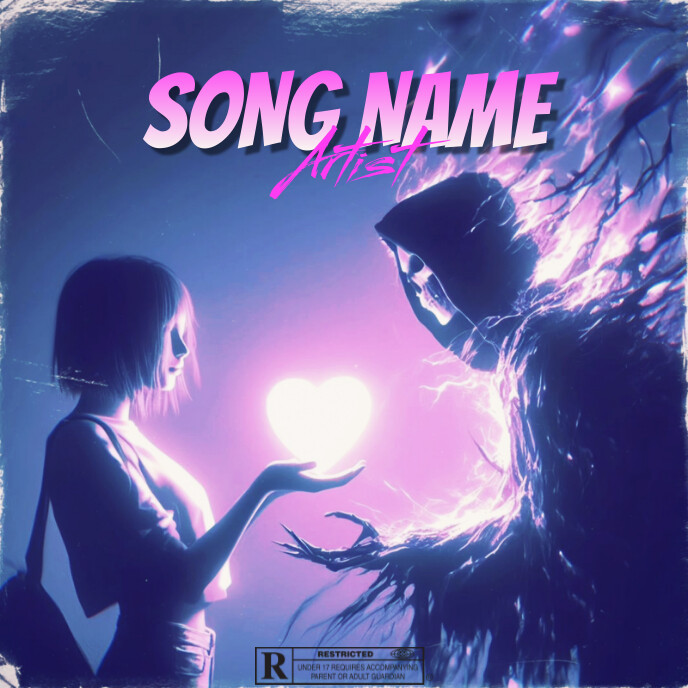 Modèle Best album cover template rap PosterMyWall