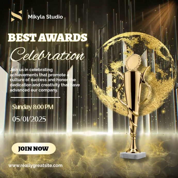 Awards Celebration Instagram Ad Template | PosterMyWall