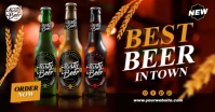 Best Beer In Town Flyer Ads delt Facebook-billede template