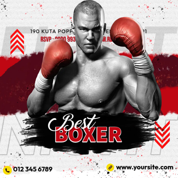 Best Boxer Ads Template | PosterMyWall