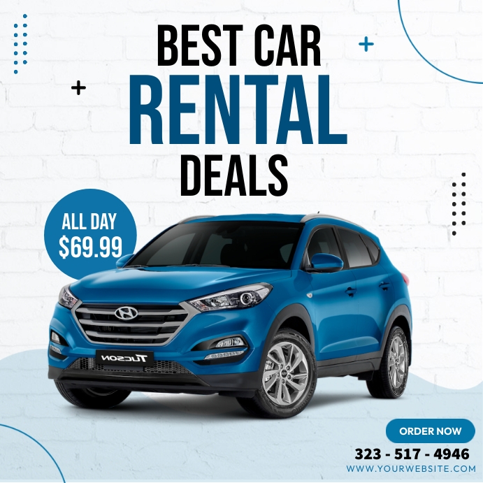 Best Car Rental Deals Template | PosterMyWall