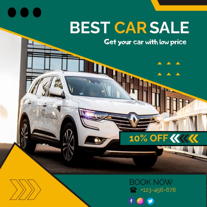 BEST CAR SALE Template PosterMyWall