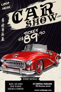 Car show event flyer template | PosterMyWall