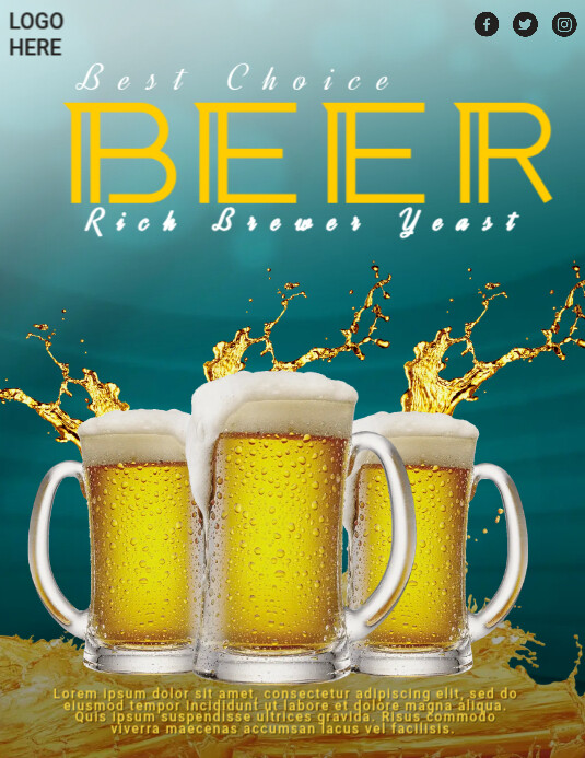 Best Choice Beer Ads Template | PosterMyWall