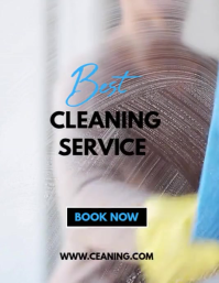 Best Claning Service Flyer (us Letter) template