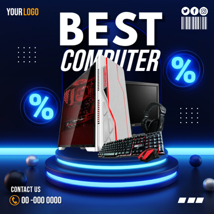 Best Computer Template | PosterMyWall