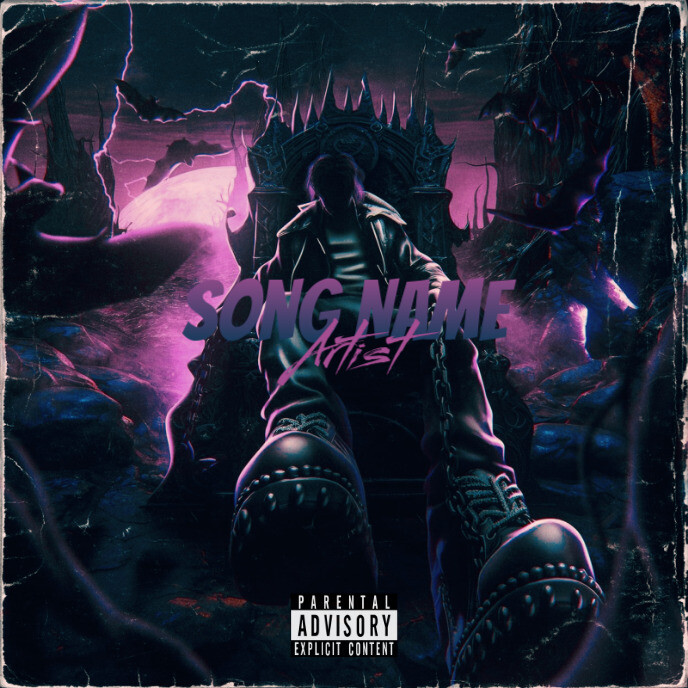 784 Rapper Cover Best Cover Album music art trap mixtape rap Template | PosterMyWall