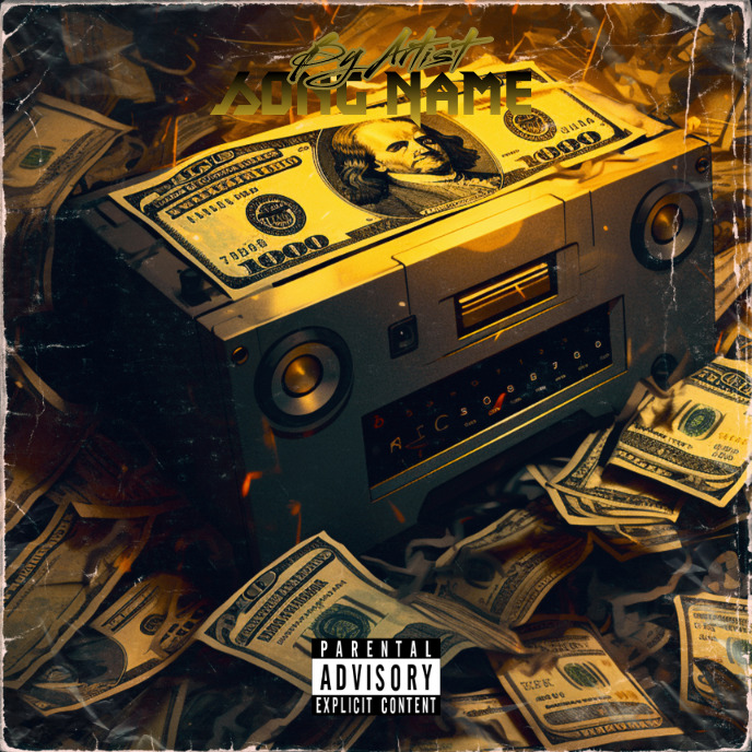 Best Cover Album music art trap mixtape rap Template | PosterMyWall
