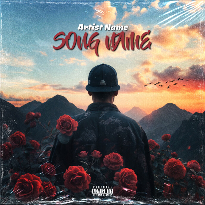 Best Cover Album music art trap mixtape rap ปกอัลบั้ม template