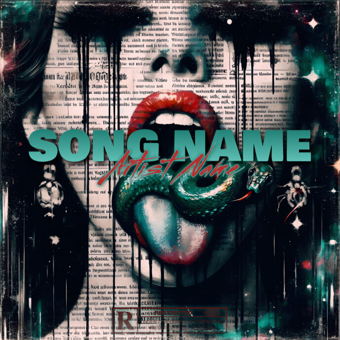 Best Cover Album music art trap mixtape rap template