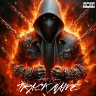Best Cover Album Music Art Trap Mixtape Rap  Album Cover Portada de Álbum template