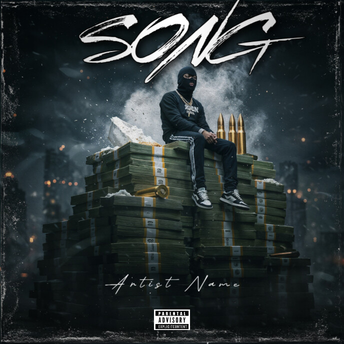 Best Cover Album music art trap mixtape rap Template | PosterMyWall