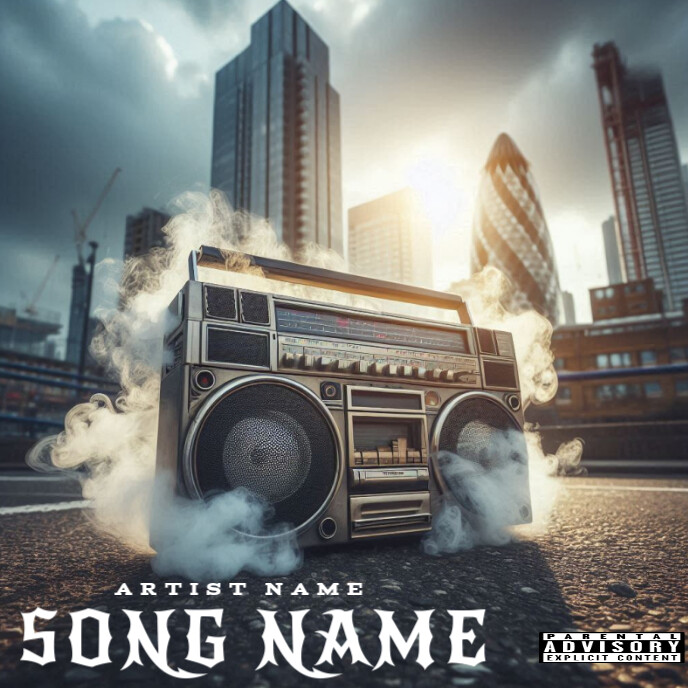 Best Cover Album Music Art Trap Mixtape Rap  Album Cover template