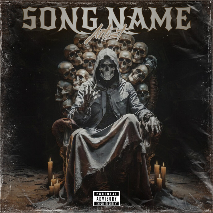 Best Cover Album music art trap mixtape rap Template PosterMyWall