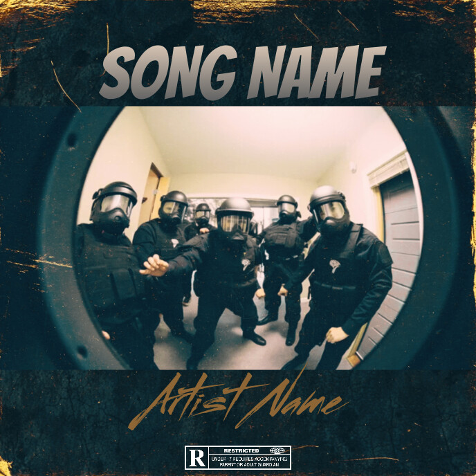 Best Cover music Album trap mixtape car template