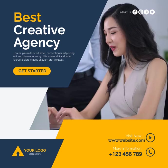Copy of Best Creative Agency Video Poster | PosterMyWall