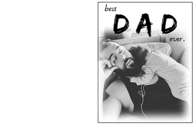 Best Dad Ever Father's Day Card Isigamu Sekhasi Ububanzi template