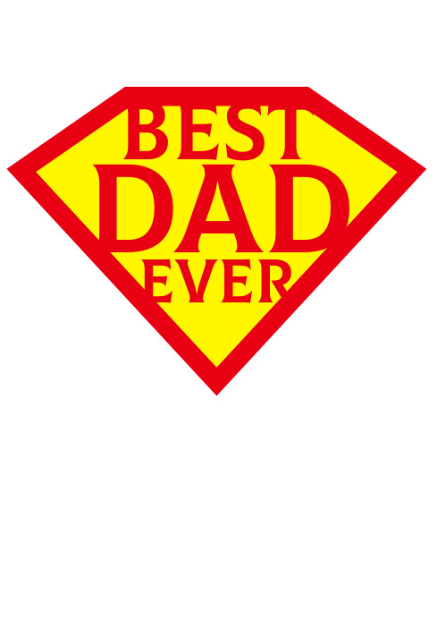 Best Dad superhero tshirt template A3