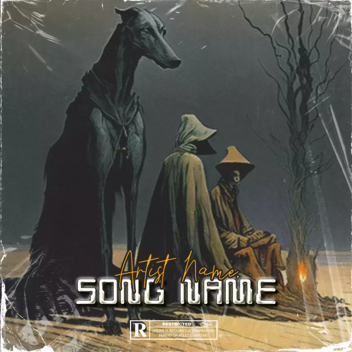 Best dog Album Cover art trap mixtape rap Template | PosterMyWall