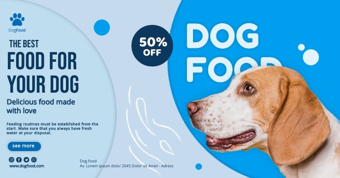 Copy of Best Dog Food | PosterMyWall