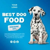 Best Doog Food Ads Instagram Post template