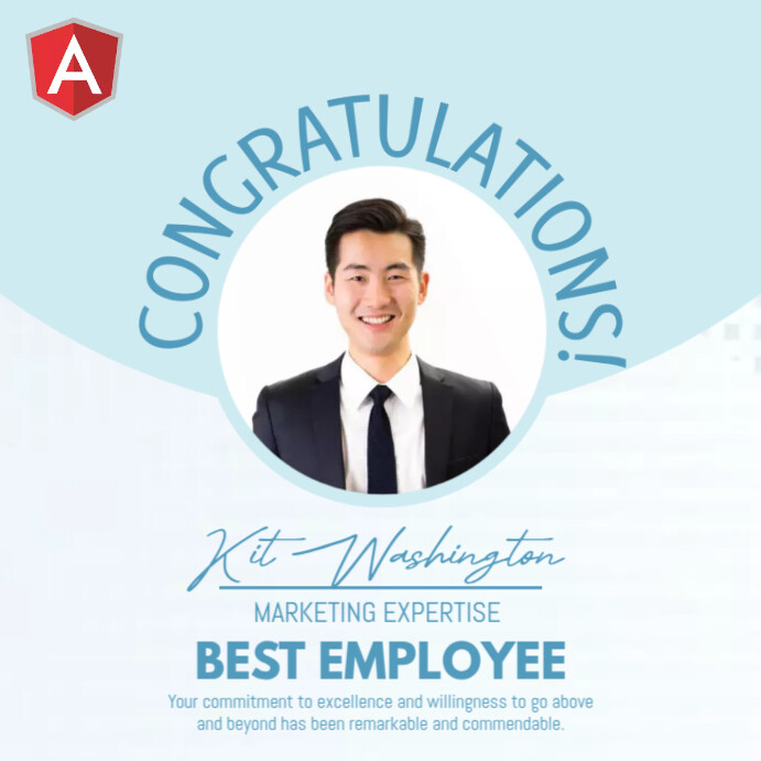 Best Employee Design Template | PosterMyWall