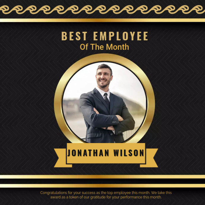 Best Employee Template | PosterMyWall