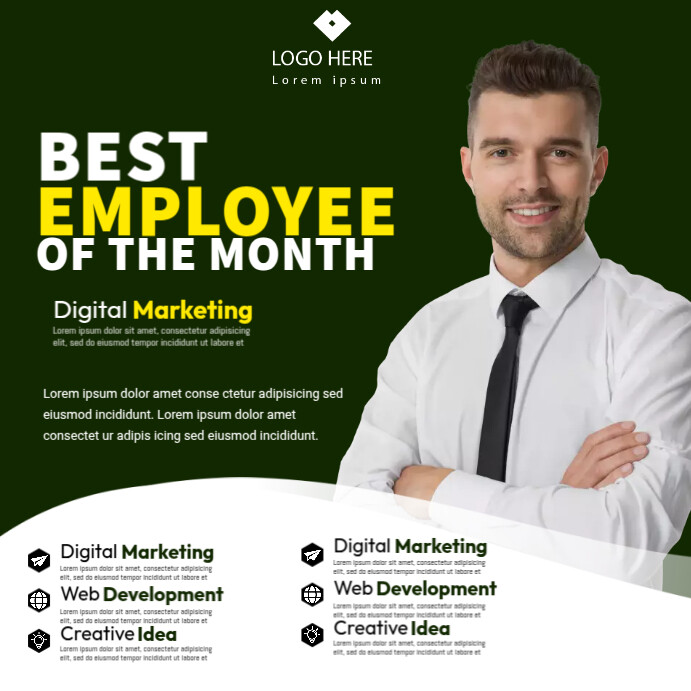 Best Employee Template | PosterMyWall