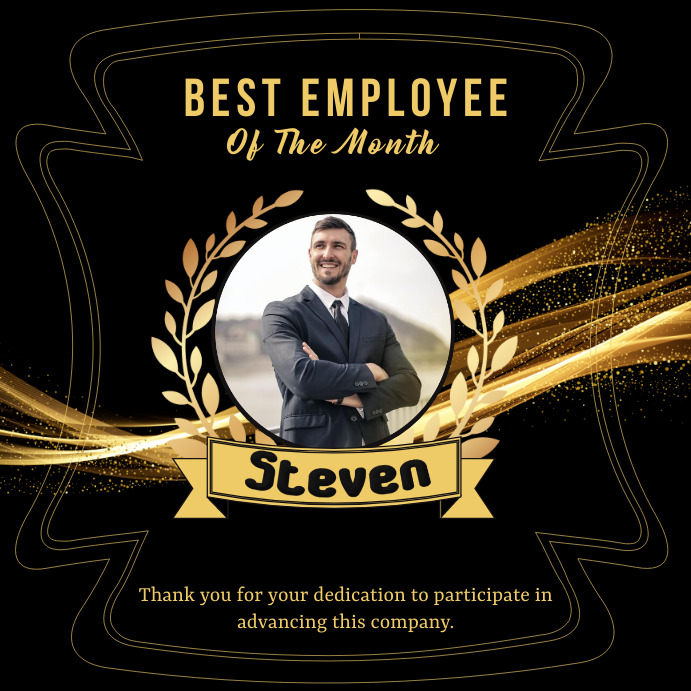 Best Employee Template | PosterMyWall