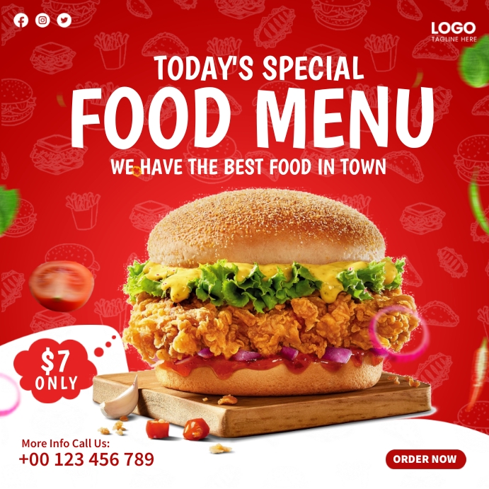 Best Food Menu Offers Template | PosterMyWall