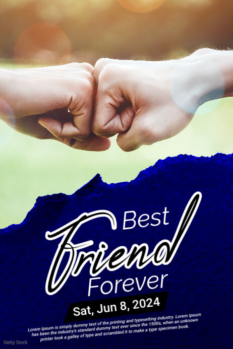 Best Friends Day Template | PosterMyWall