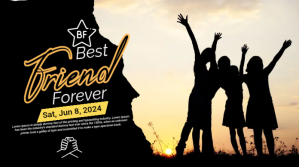 Best Friends Day Wpis na Twittera template