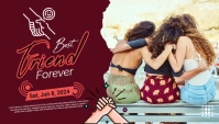 Best Friends Day Blog Header template