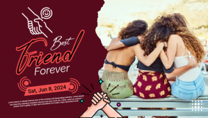 Best Friends Day Blog overskrift template