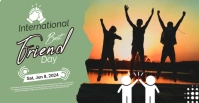 Best Friends Day Facebook Group Cover Photo template