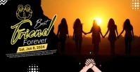 Best Friends Day Cover ng Facebook Event template