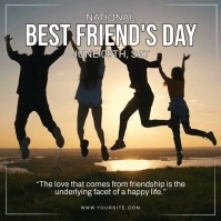 Best Friends Day Message Instagram template