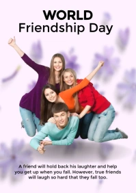 Best Friends Day Flyer A4 template