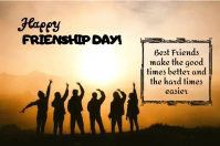Best Friends Day Poster template