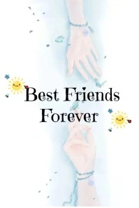 Best Friends flyer design Póster template