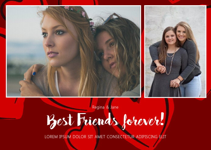 Melhores Amigos Modelo De Cartao De Dia Dos Namorados Postermywall Melhores Amigos Modelo De Cartao De Dia Dos Namorados Postermywall