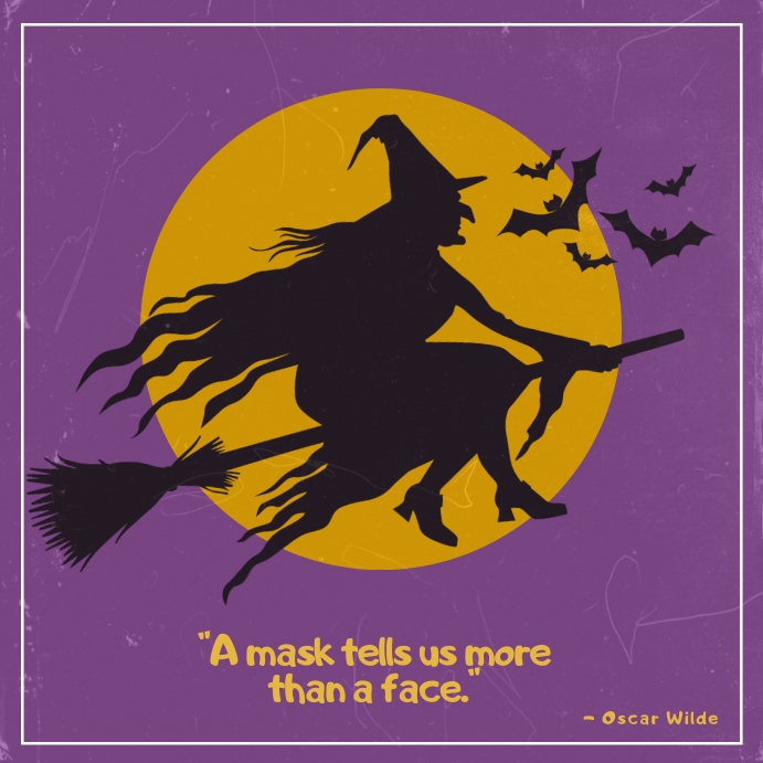 Best Halloween Quotes Art Template PosterMyWall