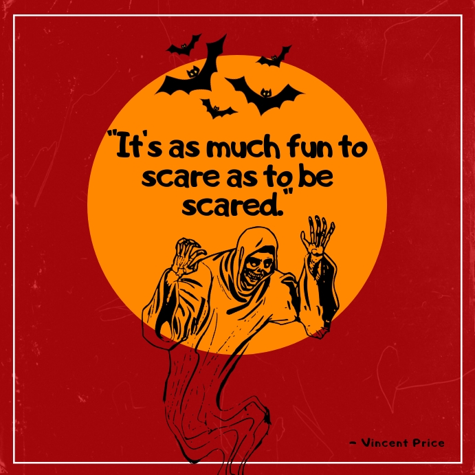 Best Halloween Quotes Art Template Instagram Post