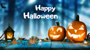 Best Happy Halloween Poster Digital Display (16:9) template