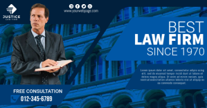 Best Law Firm ภาพที่แชร์บน Facebook template