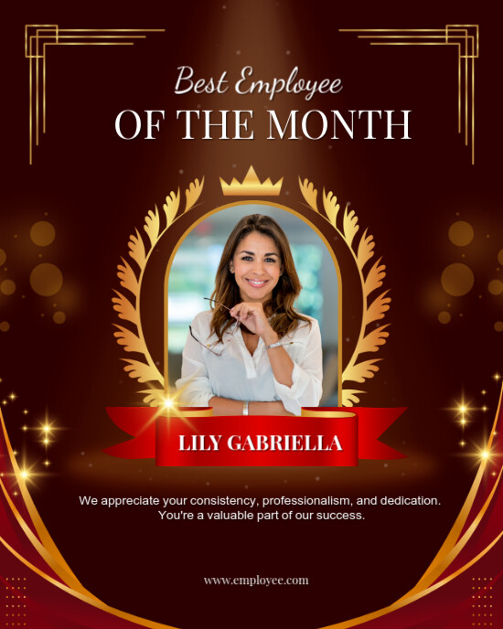 Best Of The Month Instagram Portrait template