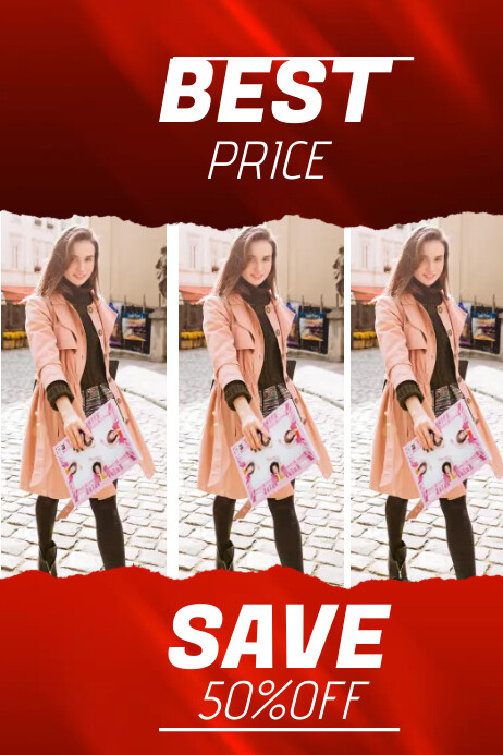 Best price Poster template