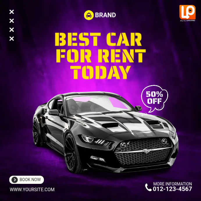 Best Rental Car Template PosterMyWall
